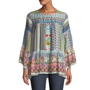 Johnny Was Garden Blouse XS